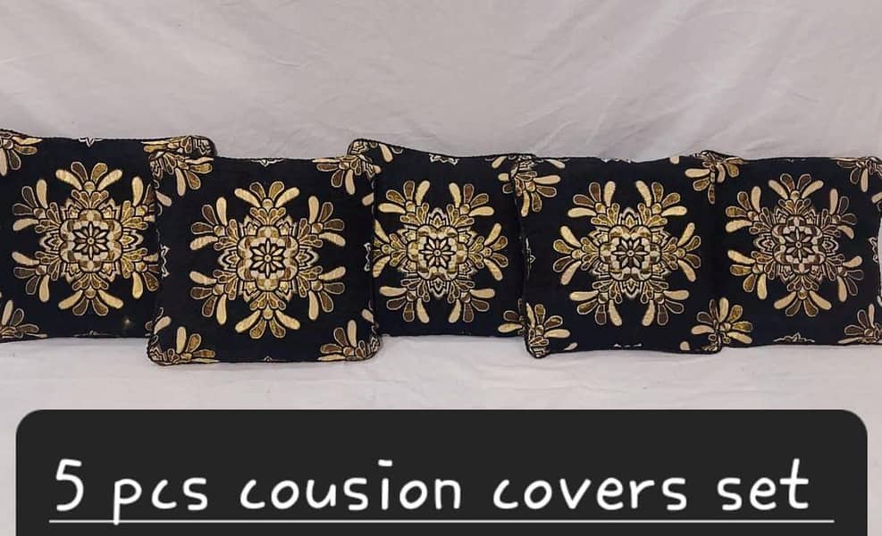 Fabric velvat 5 PCS cousion covers set 11