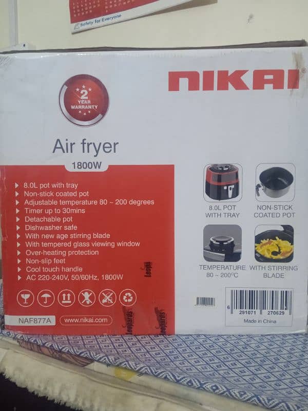 Nikai air fryer 5