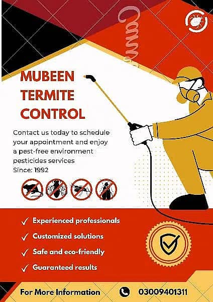 Pest Control/Termite Control/Fumigation Spray/Deemak Control Services 3