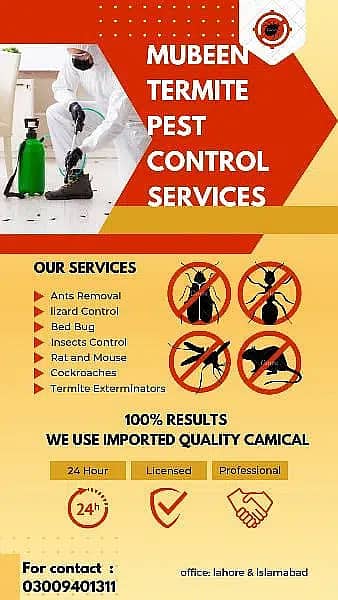 Pest Control/Termite Control/Fumigation Spray/Deemak Control Services 4