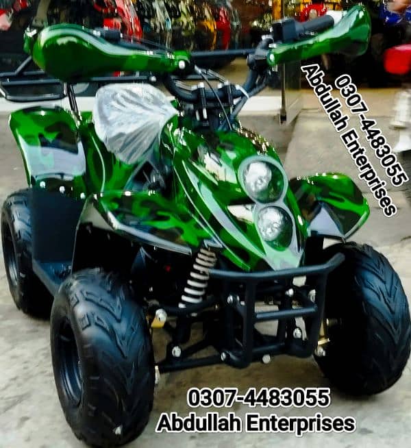 110cc 5 to 12 year size atv quad bike 4 wheel for sale deliver all Pak 1