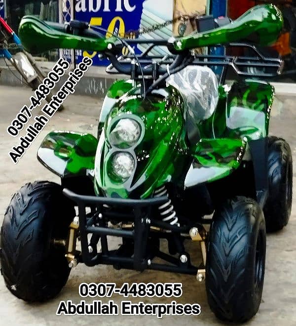 110cc 5 to 12 year size atv quad bike 4 wheel for sale deliver all Pak 2