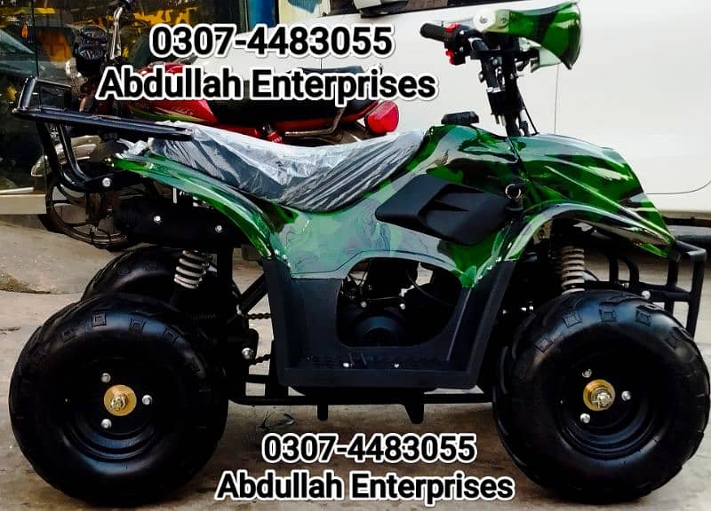 110cc 5 to 12 year size atv quad bike 4 wheel for sale deliver all Pak 4