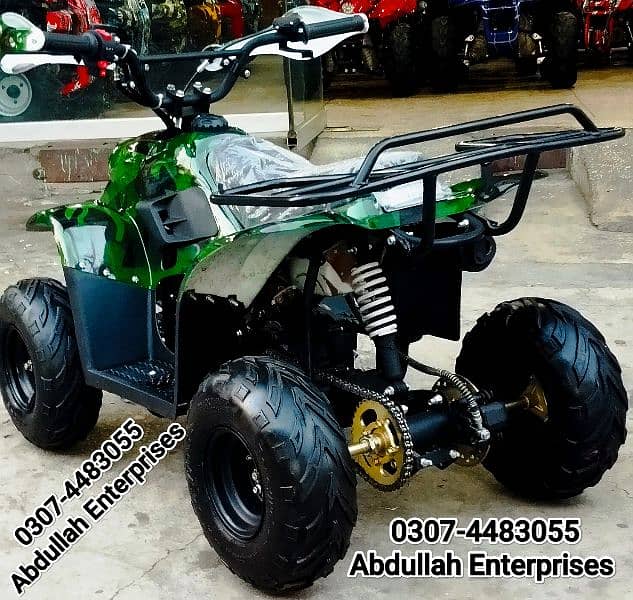 110cc 5 to 12 year size atv quad bike 4 wheel for sale deliver all Pak 7