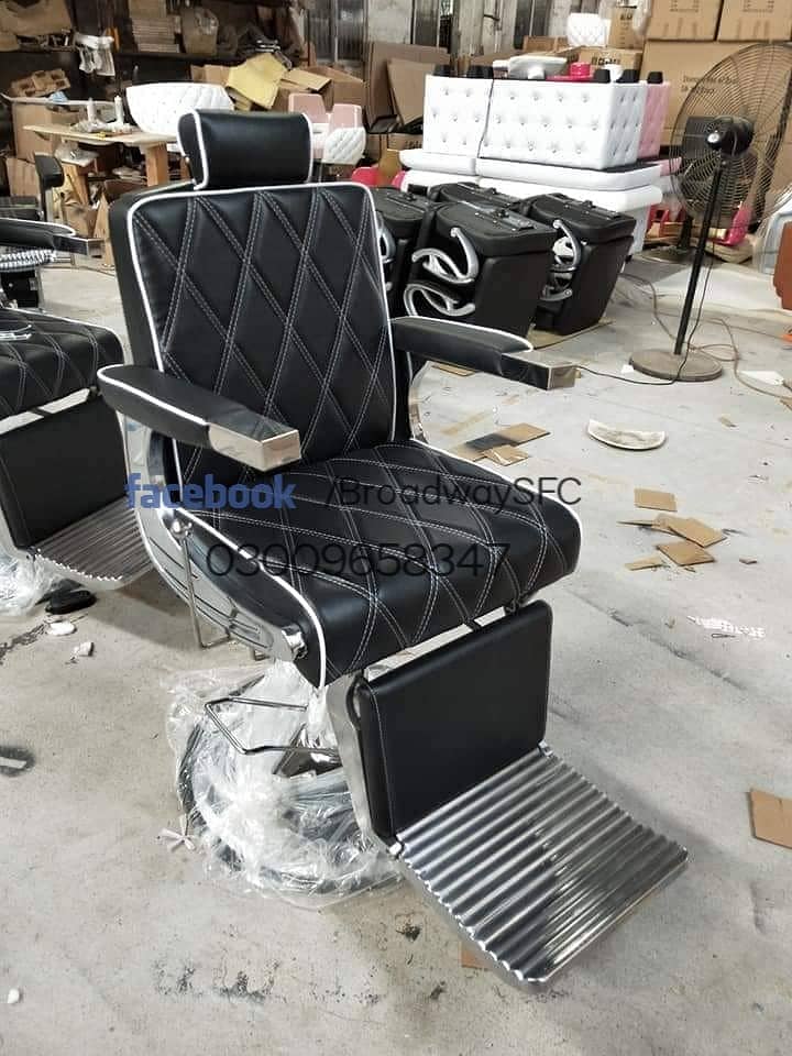 salon chair , saloon chair , hydraulic chair , facial bed ,nailstation 4