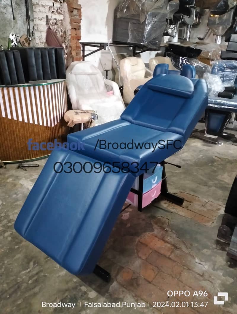 salon chair , saloon chair , hydraulic chair , facial bed ,nailstation 7