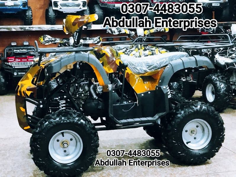 125 cc desert bike atv quad with reverse, new Tyres and parts for sale 0