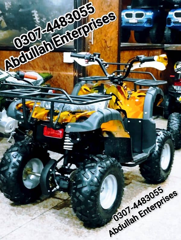 125 cc desert bike atv quad with reverse, new Tyres and parts for sale 2