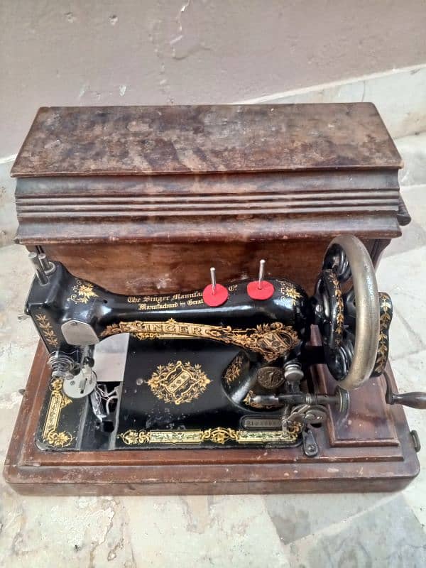 Indian Star Singer 28, 28K Hand Crank Sewing Machine c1914 5