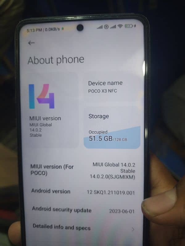 Poco x3 6 128 condition 10 / 8 1