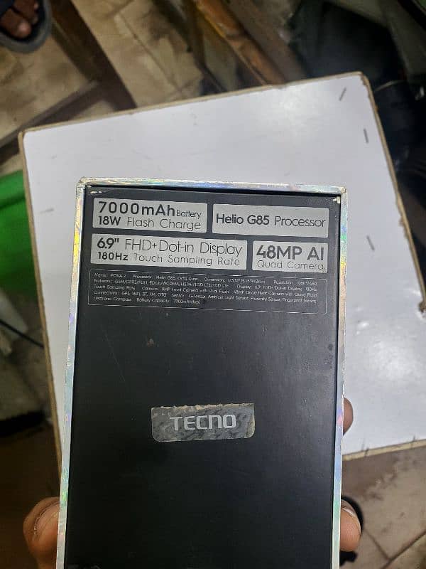 Tecno pova 2 6/128 PTA Approved with box 5