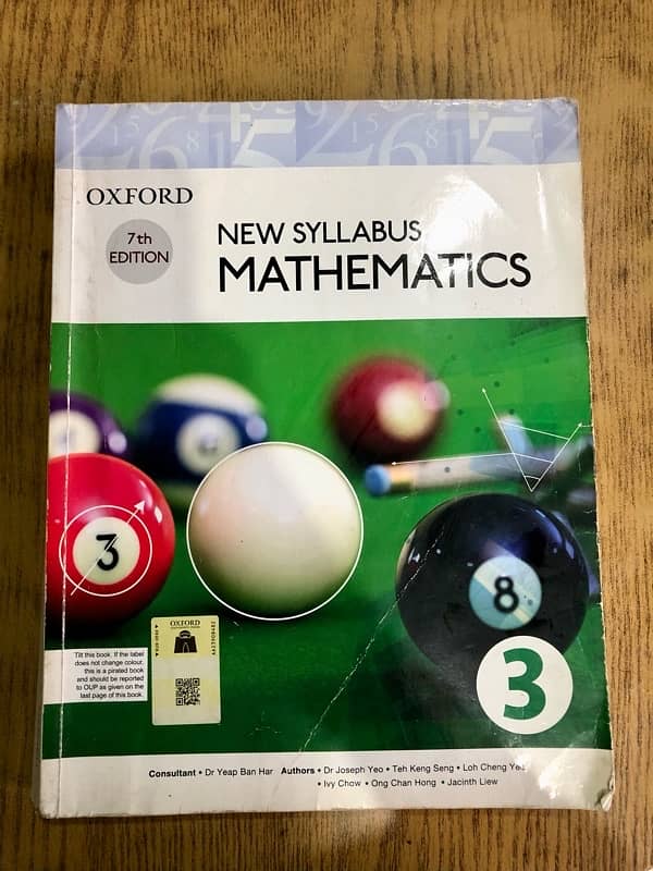 Olevel Oxford Maths Book 0