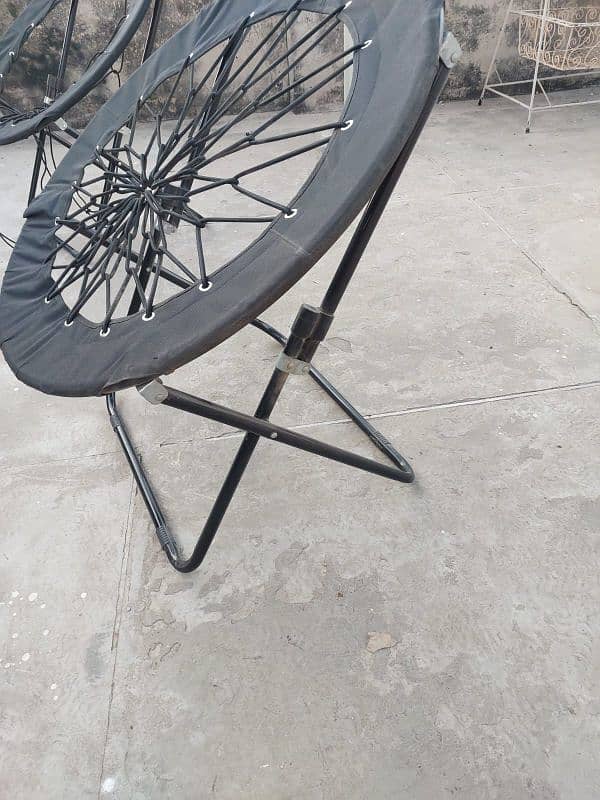 Rarely used garden chairs for sale Total 2 Pcs 1