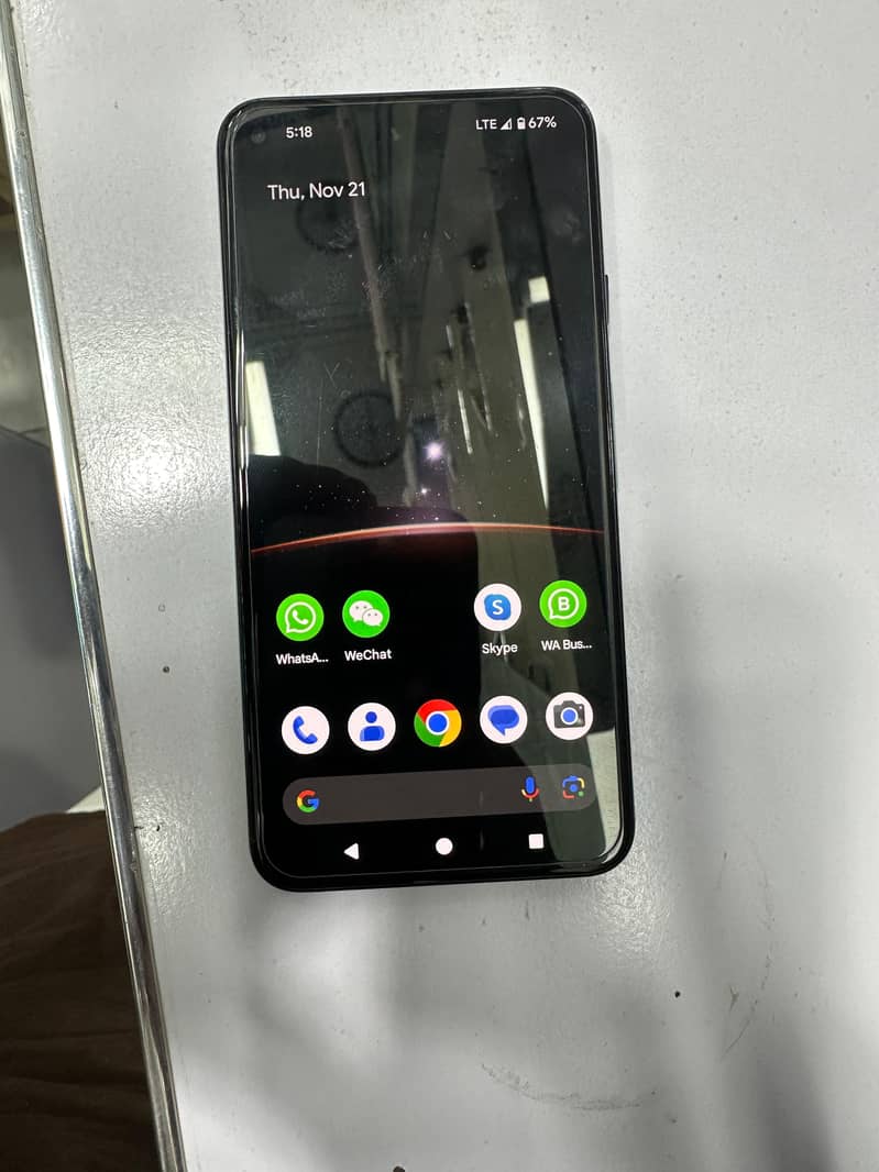 Google Pixel 5 (5g) PTA P. . ch. d Approved 8/128gb 0