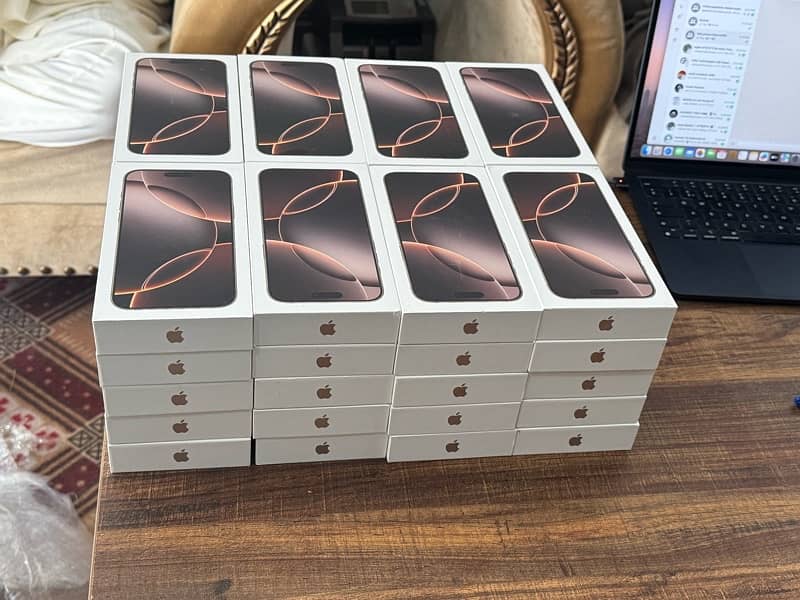 iPhone 16 pro max 256gb physical+esim box packed non active 1