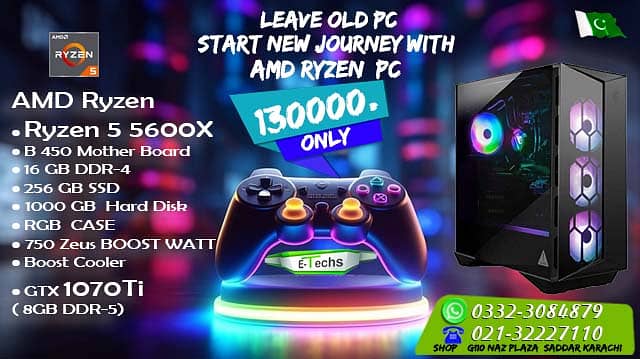 ETechs Gaming PC Offer Year END Sale 2024 only in 130000/- 0