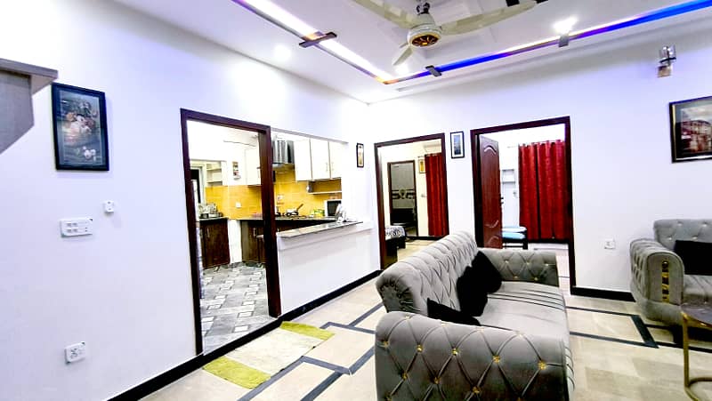 Independent Fully Furnished Portion / Room with TV Lounge for Small Family, WORKING Couple or Male / Female Executives seeking Fully furnished accommodation on daily, weekly, monthly 2