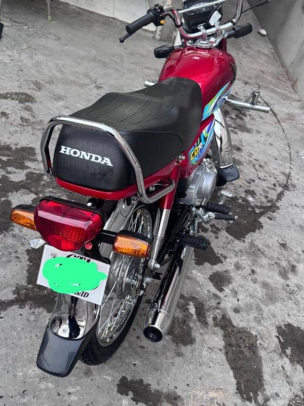 Honda CD 70 model 2024 6