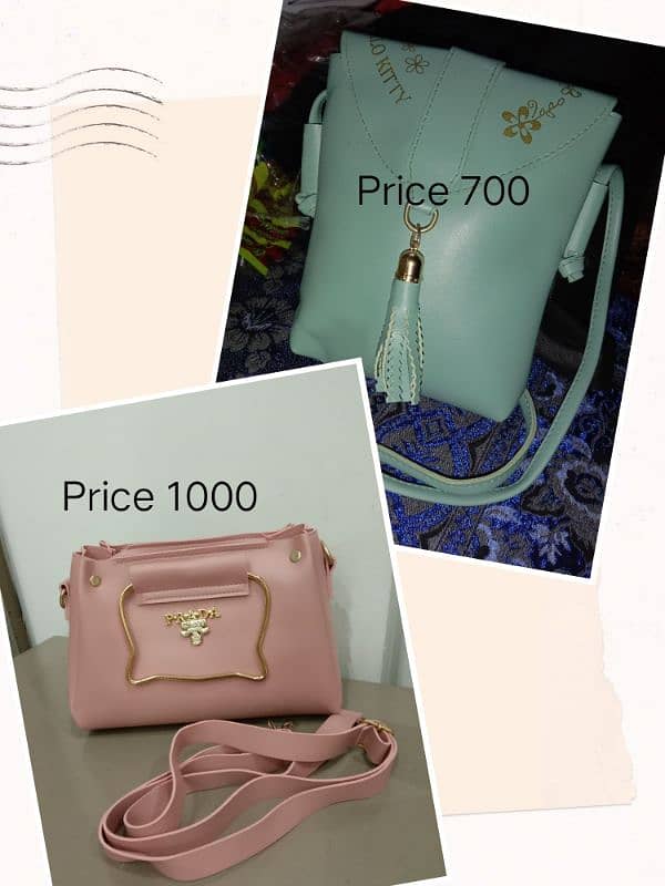 different bags different prices. . affordable 2