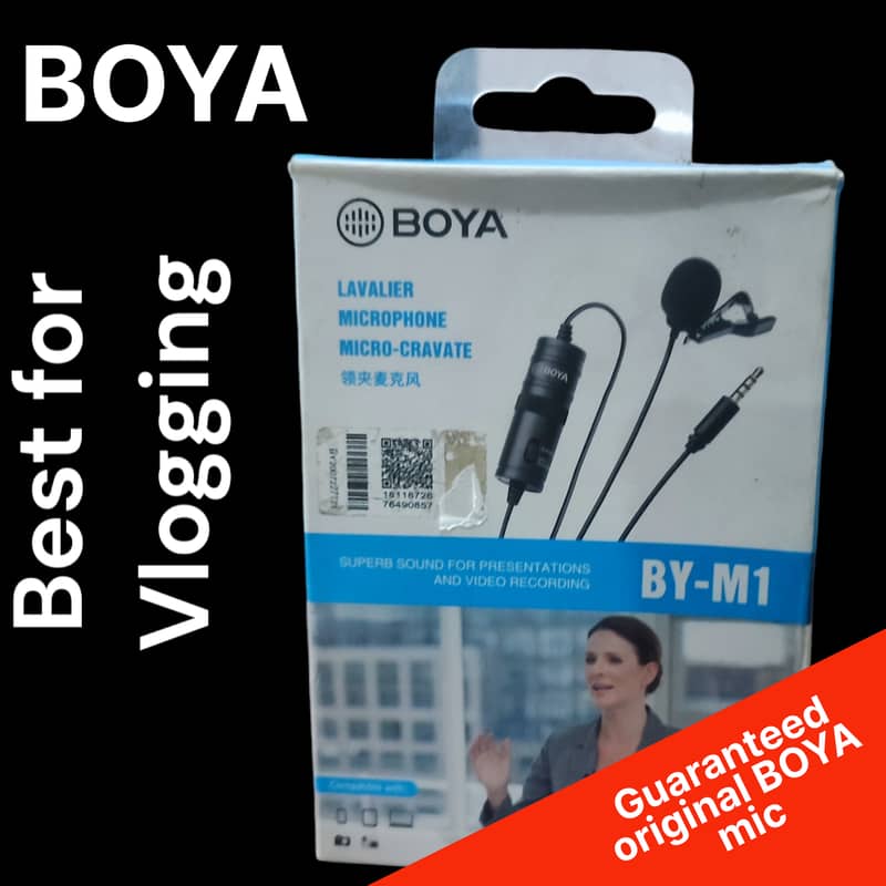 BOYA original mic/ Logitech wireless mouse / POE 0