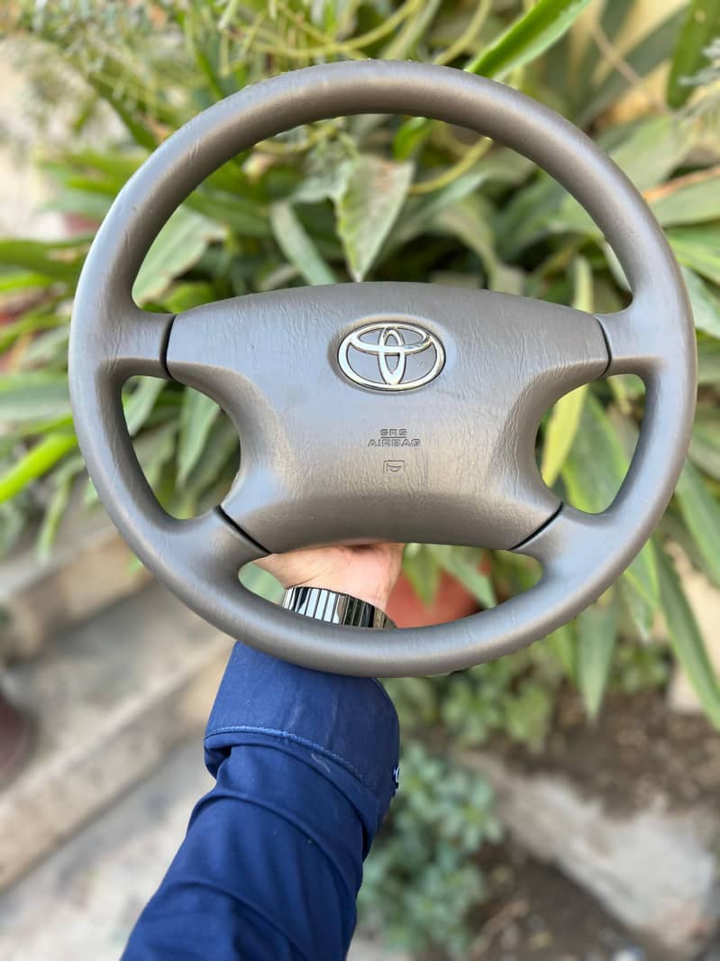 Corolla steering wheel beige 1