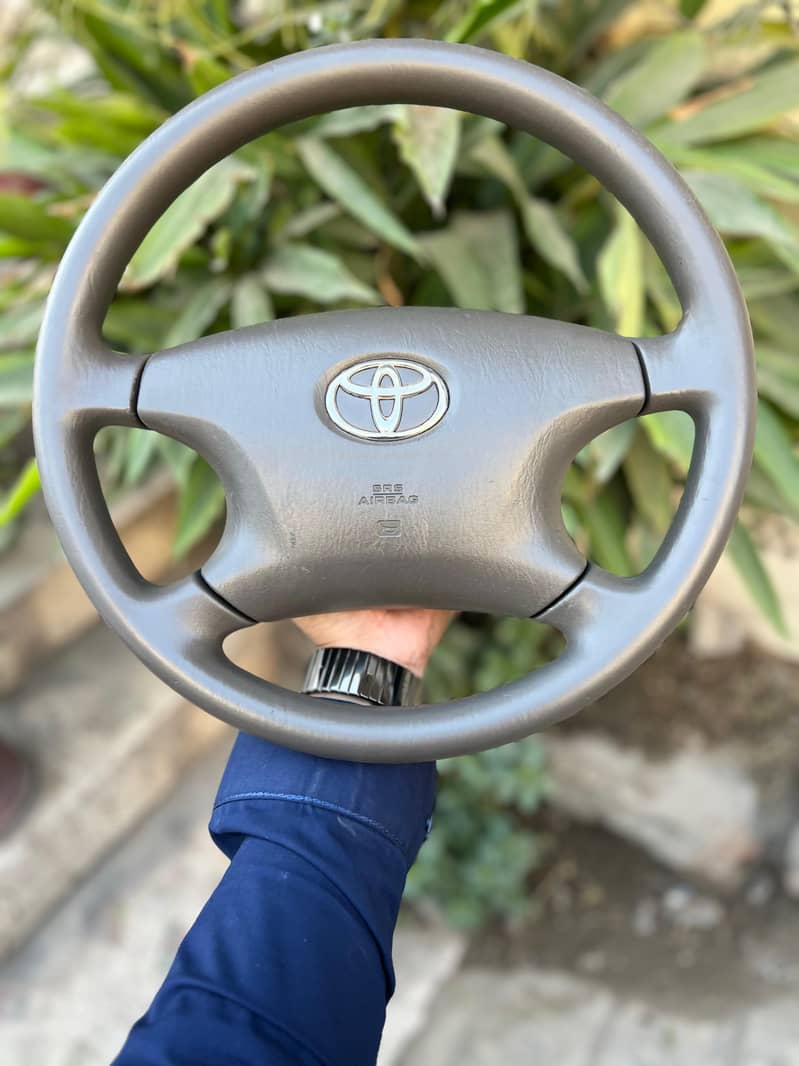 Corolla steering wheel beige 4