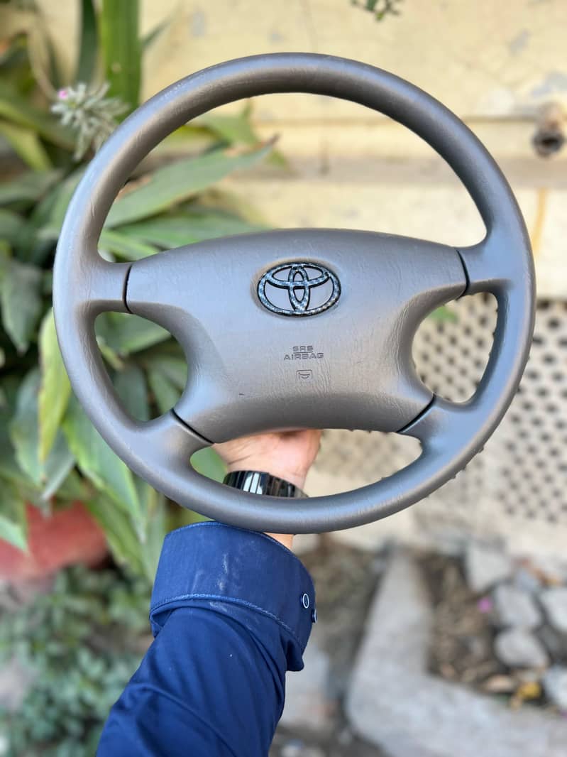 Corolla steering wheel beige 5