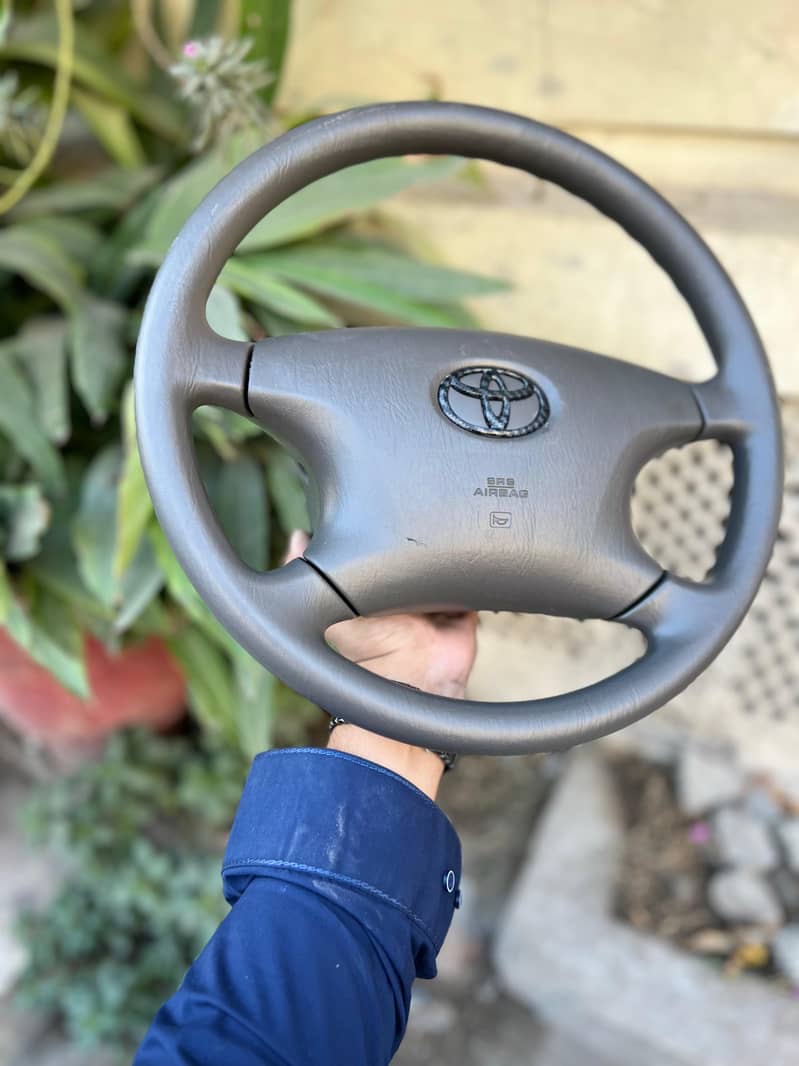 Corolla steering wheel beige 6