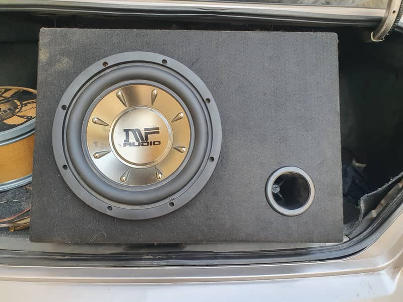 MF Audio Subwoofer + Infinity Amplifier 7