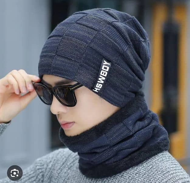 Beanie Cap and Neck Warmer 2