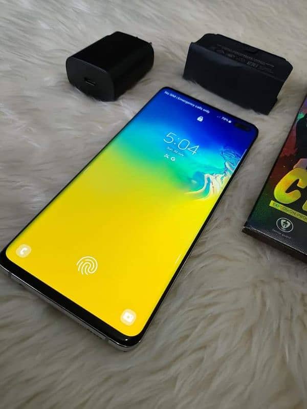 Samsung S10 plus 8/256 GB 03230916581 my what'sap 0