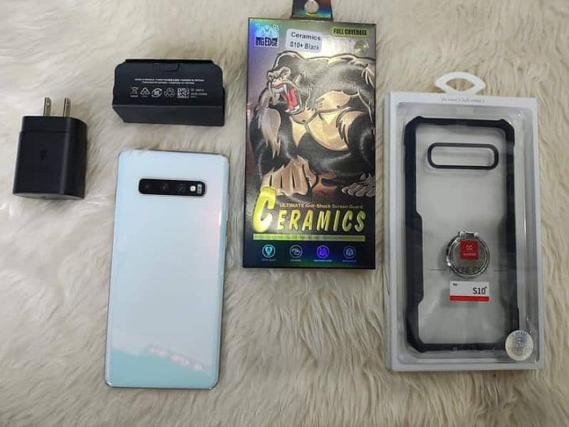 Samsung S10 plus 8/256 GB 03230916581 my what'sap 1