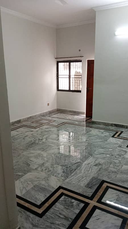 Beautiful ground portion available for rent in F-11 Islamabad at big street, 2 bedrooms with bathrooms, drawing, dining, TVL, car porch, All miters separate and water separate, near to park, near to markaz. 0