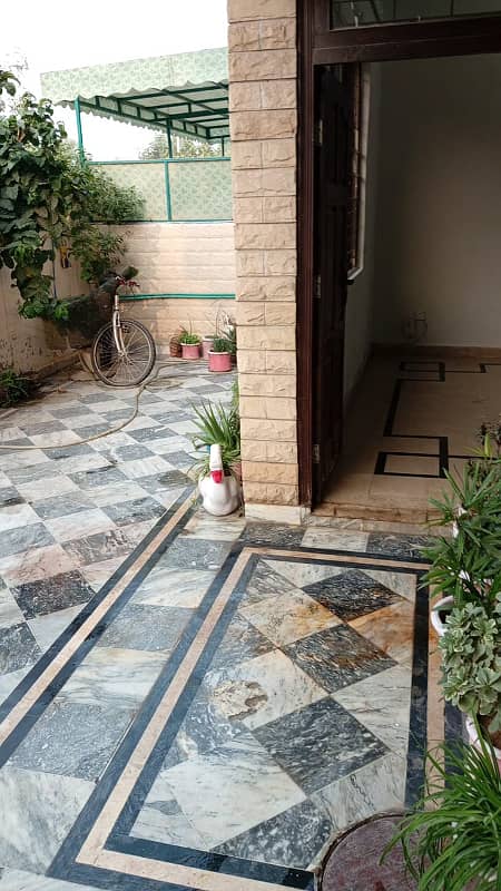 Beautiful ground portion available for rent in F-11 Islamabad at big street, 2 bedrooms with bathrooms, drawing, dining, TVL, car porch, All miters separate and water separate, near to park, near to markaz. 10