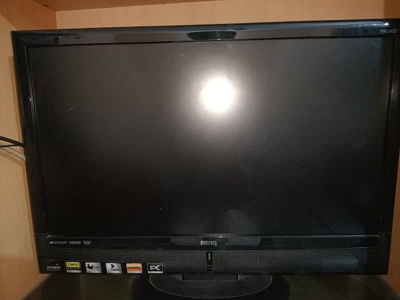 LCD 24 inch Monitor + Full Function TV 0