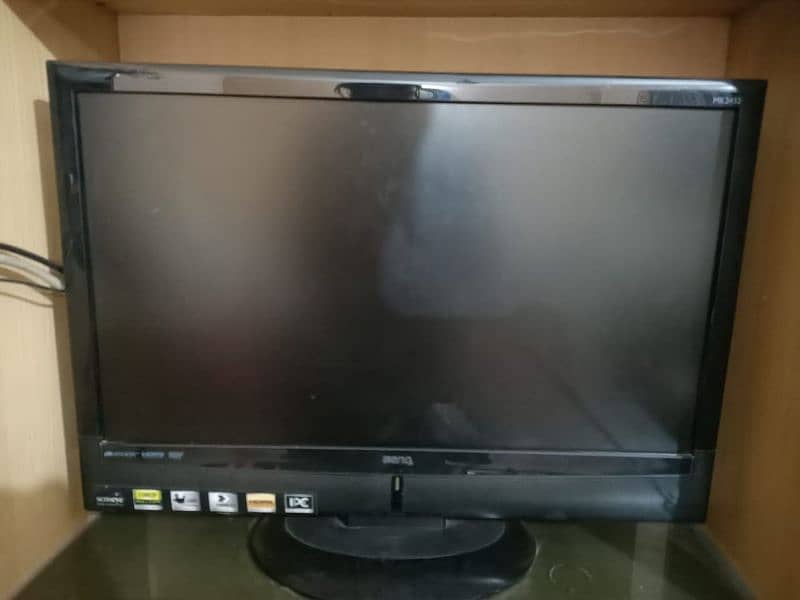 LCD 24 inch Monitor + Full Function TV 1