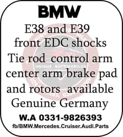 BMW E38 - E39 front shocks