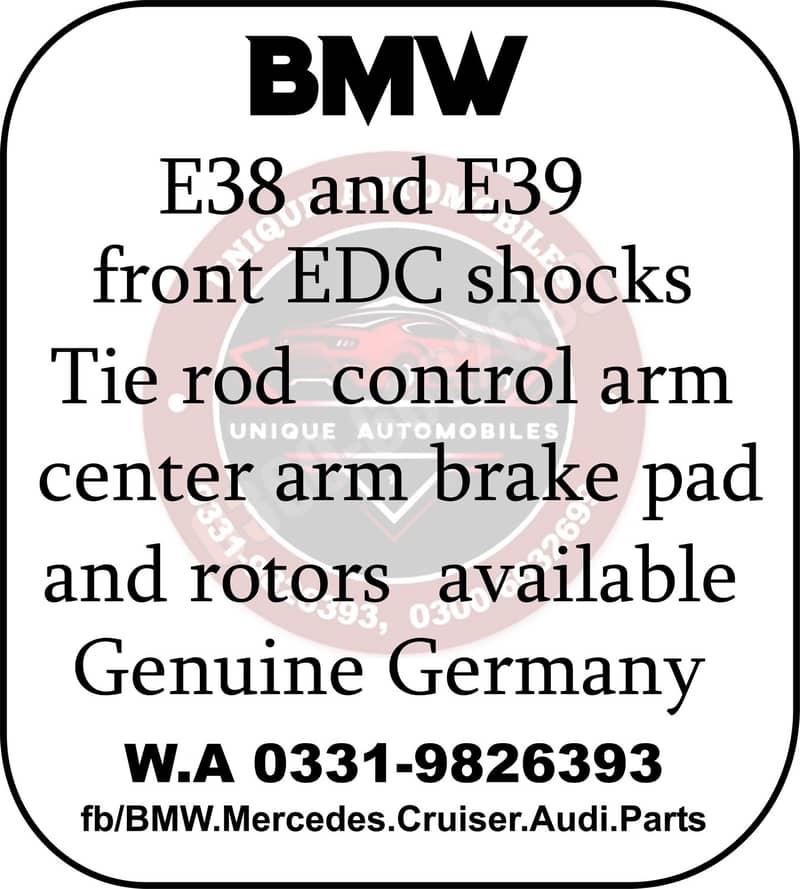 BMW E38 - E39 front shocks 0