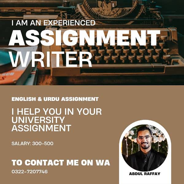 English and Urdu Assignment Writing 0