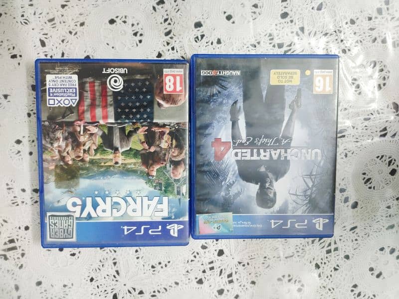 uncharted 4 and farcry 5 0