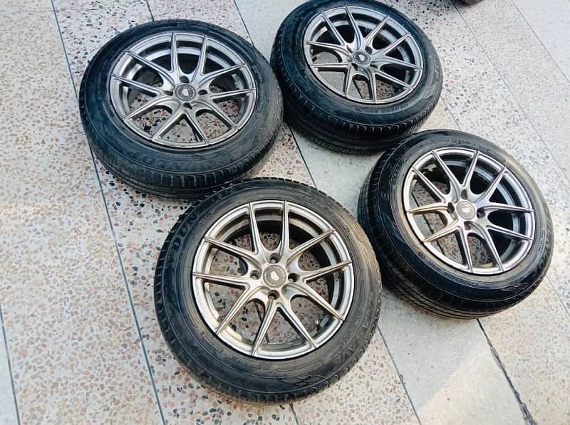 Honda city tires and rims 3