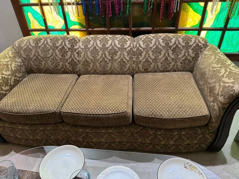 3 Piece Sofa Set with Center Table 2