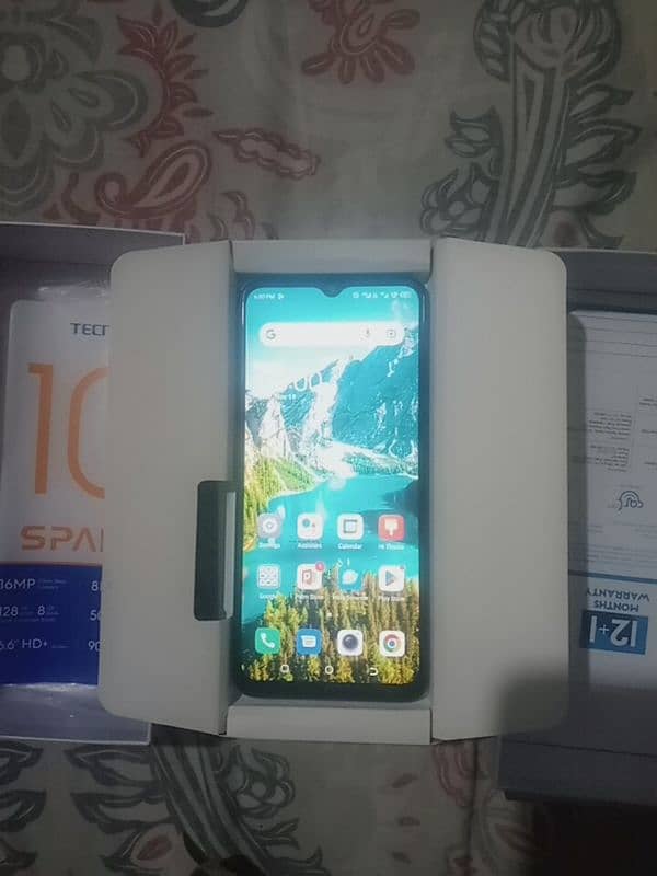 Tecno Spark 10C with 1 Month Warranty Box Charger etc 7