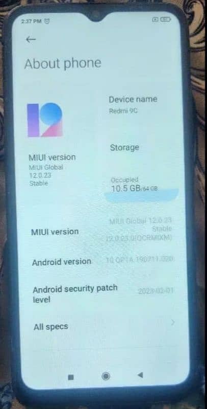 Redmi 9C 3 64GB Battery 5000mAh PTA Approved 1