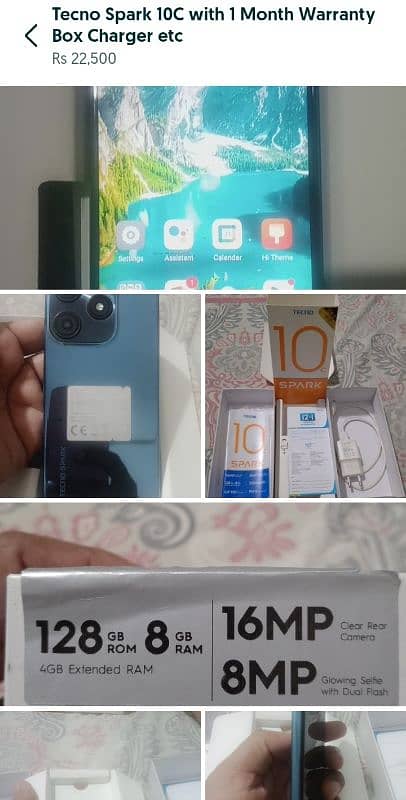 Tecno Spark 10C with 1 Month Warranty Box Charger etc 0