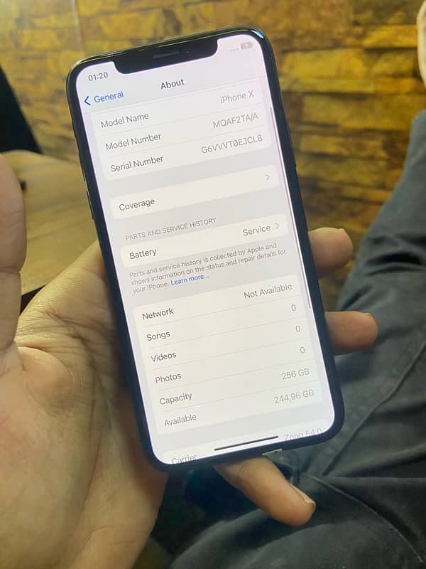 iPhone X 256gb pta approved 5