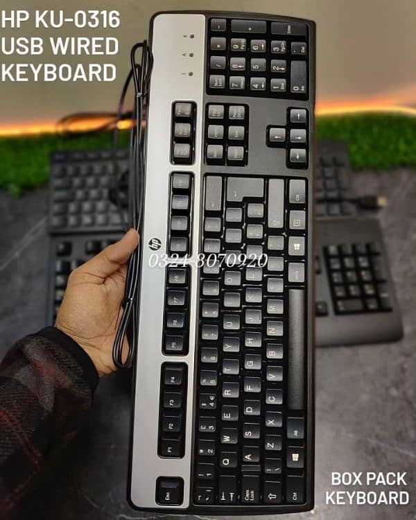 Dell KB216 | Hp KU-0316 | Lenovo Preferred Pro 2 Slim Box Keyboard New 3