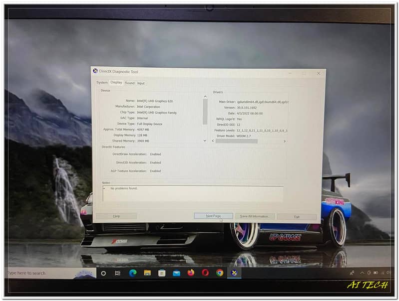 Lenovo ThinkPad x390 Ci5 8th Gen 08GB RAM 256GB SSD 13.3' IPS laptop 9