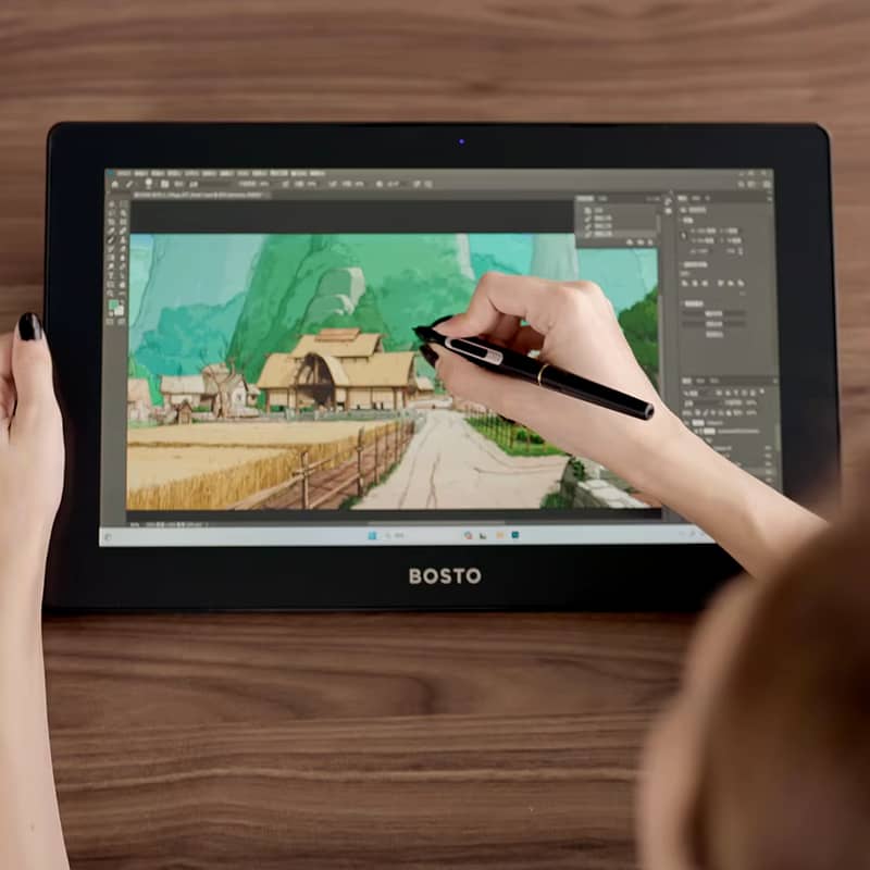 BOSTO X5 All in One (Pen Computer Graphics Drawing  Tablet  15.6 Inch) 16