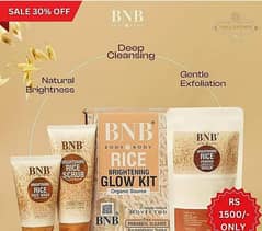 BNB rice kit facial only on 1550 delivery free